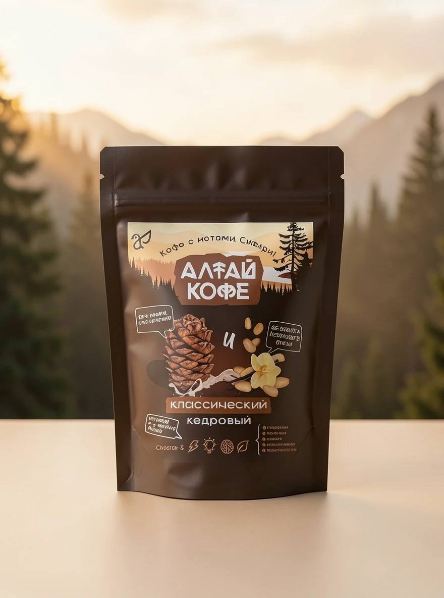 Кедровый напиток "АЛТАЙ КОФЕ", 120 гр